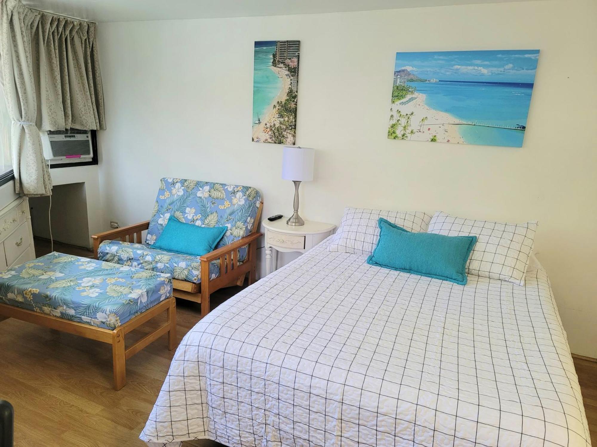 Waikiki Studio Steps To Beach-Mall Free Parking-Wifi Honolulu Bilik gambar