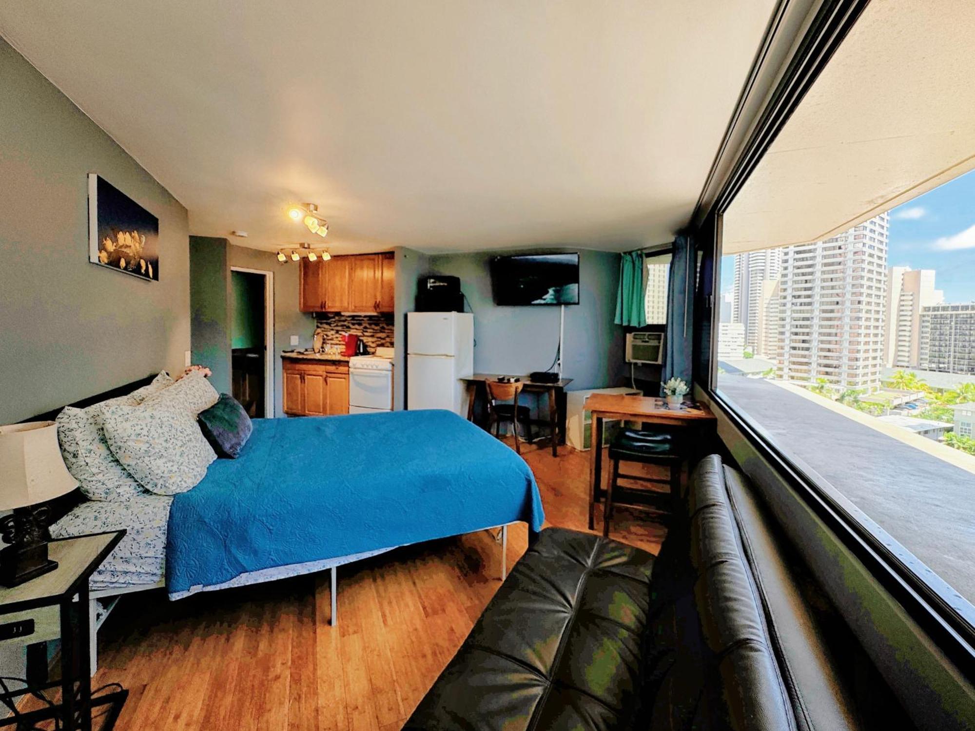 Waikiki Studio Steps To Beach-Mall Free Parking-Wifi Honolulu Luaran gambar